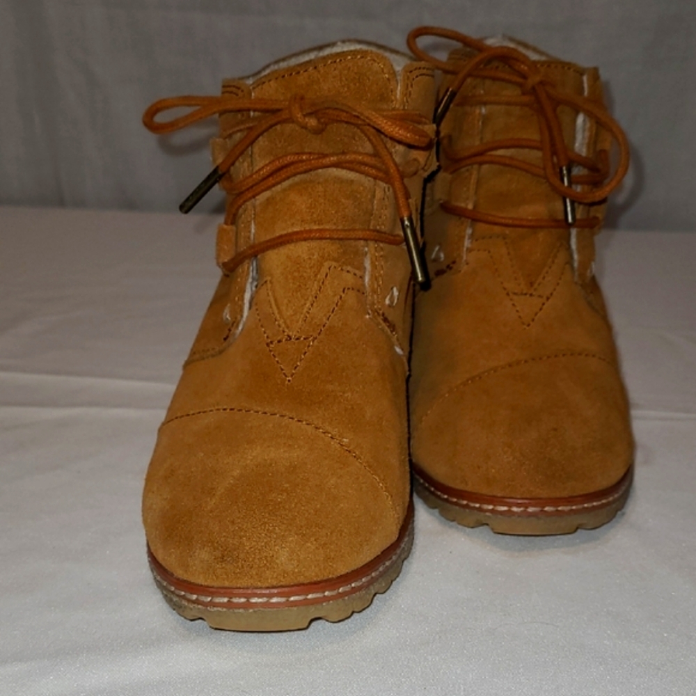 Toms Tan Ankle Boots